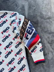 (ДАМСКО) (S) Fendi x FILA ватирана блуза / рокля